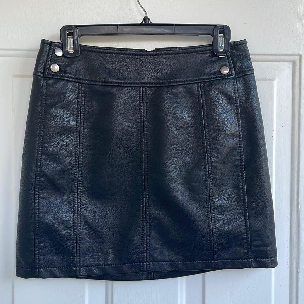 Faux leather Free People skirt